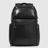 laptop and iPad® backpack with shoe compartment, rain protection, bike helmet strap, anti-theft cable, USB and USB Type-C ports