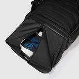 laptop and iPad® backpack with shoe compartment, rain protection, bike helmet strap, anti-theft cable, USB and USB Type-C ports