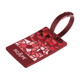 Travel Luggage ID Tag 2D RED