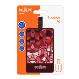 Travel Luggage ID Tag 2D RED
