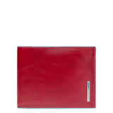 Men’s wallet with coin pocket Blue Square