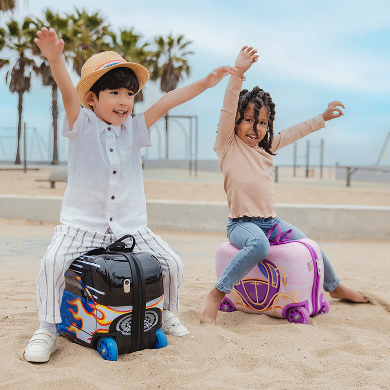 Lady Bug Ride-on Luggage | Light up Wheels